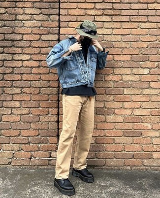 С чем носить бандану с "огурцами" мужчине