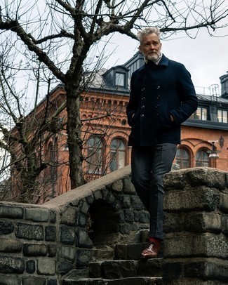 Как носить полупальто с оксфордами