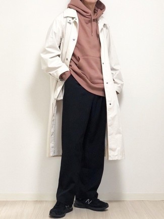 С чем носить розовый худи мужчине