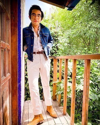 С чем носить розовую рубашку с длинным рукавом мужчине