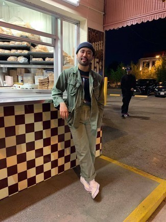 С чем носить розовые низкие кеды мужчине