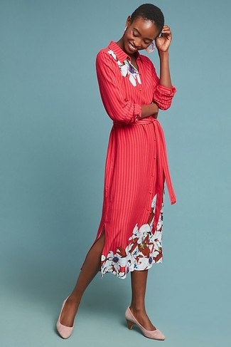 С чем носить розовые туфли