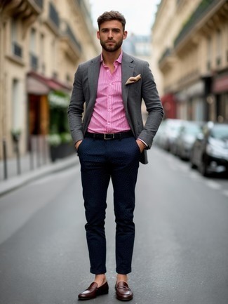 С чем носить розовую рубашку мужчине