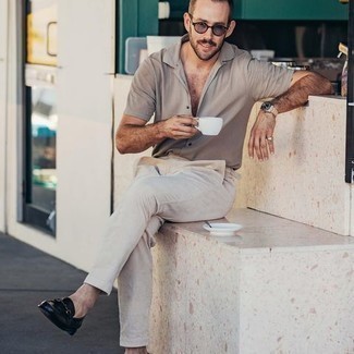 С чем носить розовые солнцезащитные очки мужчине