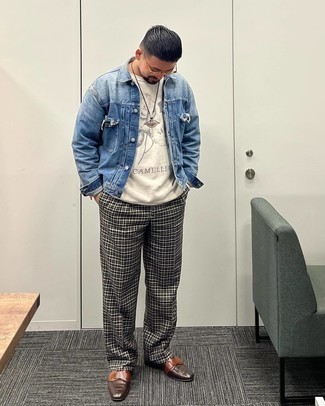 С чем носить брюки в шотландскую клетку мужчине