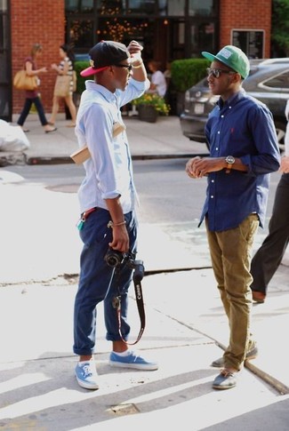 Как носить плимсоллы с рубашкой с длинным рукавом мужчине