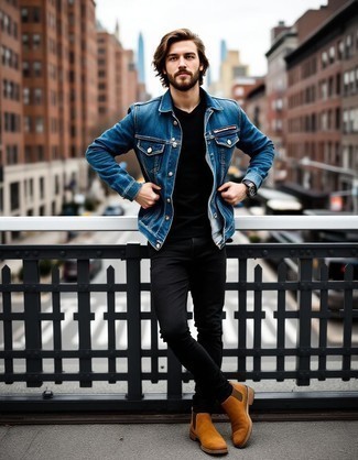 Как носить футболку-поло с ботинками челси мужчине