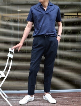 С чем носить футболку-поло за 50 лет мужчине