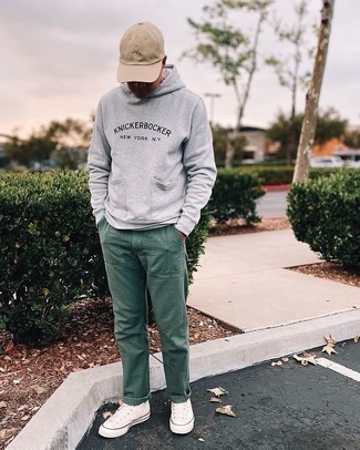 С чем носить худи с принтом мужчине