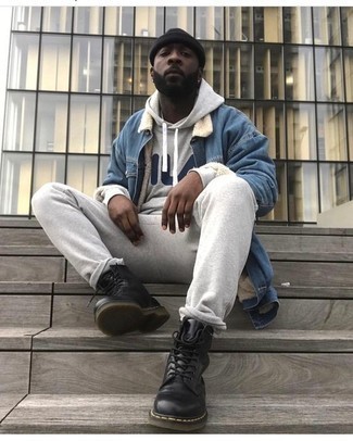 С чем носить худи с принтом мужчине