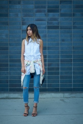 С чем носить верхнюю одежду с принтом женщине