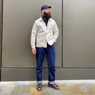 С чем носить шарф с принтом мужчине