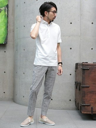 С чем носить слипоны с принтом мужчине