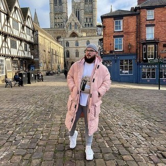 С чем носить пуховик мужчине