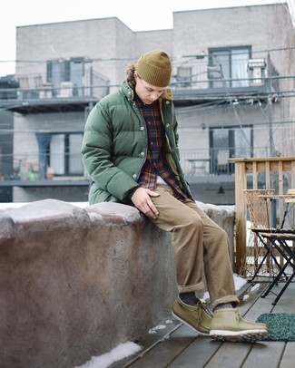 Как носить куртку-пуховик с курткой-рубашкой мужчине