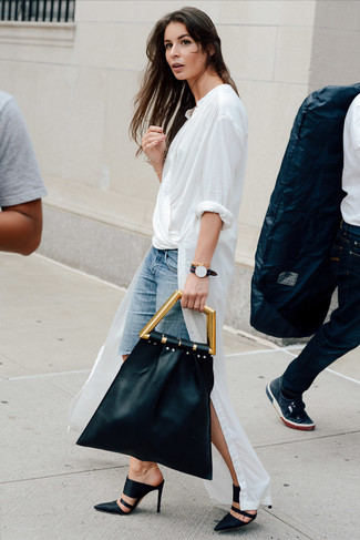 Как носить туфли с открытым кардиганом