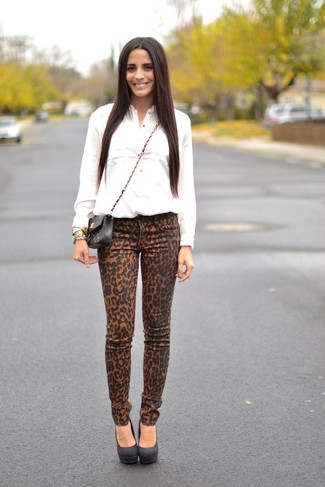 Как носить туфли с джинсами скинни