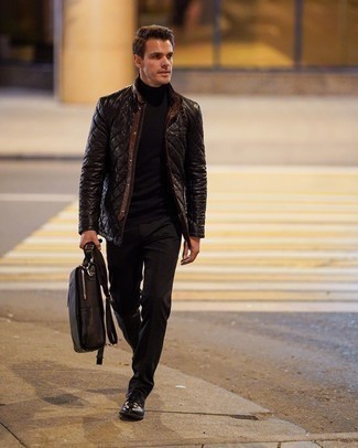 С чем носить стеганую полевую куртку