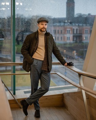 С чем носить стеганую полевую куртку