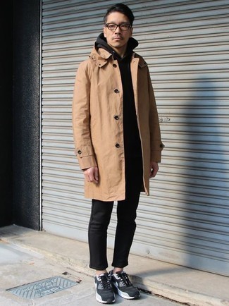 Как носить дождевик с худи мужчине