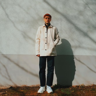 Как носить дождевик с рубашкой с длинным рукавом мужчине