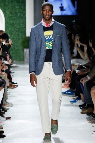 С чем носить красно-белую бандану мужчине