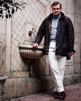 С чем носить красно-белые носки мужчине