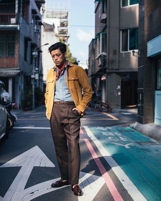 С чем носить красную бандану мужчине