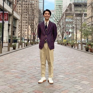 Какие туфли дерби носить с красным пиджаком