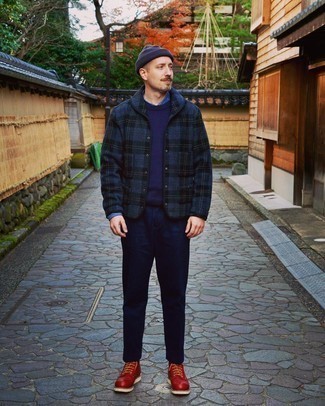 С чем носить красные ботинки мужчине