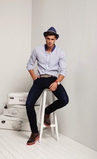 С чем носить красные часы из плотной ткани мужчине