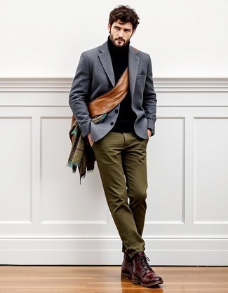 С чем носить красные повседневные ботинки мужчине