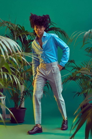 С чем носить красные туфли дерби