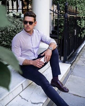 С чем носить красные монки с двумя ремешками