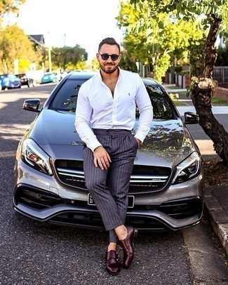 С чем носить красные монки с двумя ремешками