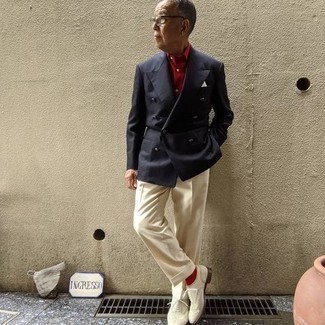 Какие пиджаки носить с красной классической рубашкой мужчине