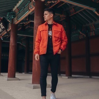 Какие кроссовки носить с красной курткой харрингтон