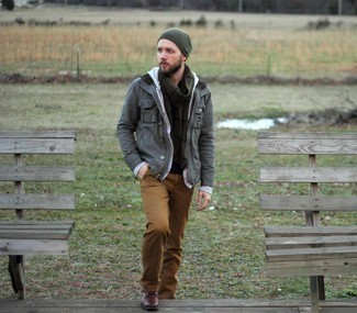 С чем носить красные кожаные ботинки мужчине