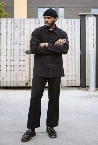 С чем носить красные лоферы мужчине