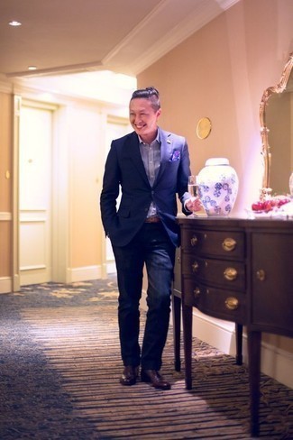 Какие пиджаки носить с красными оксфордами