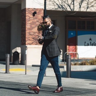 Какие пиджаки носить с красными оксфордами