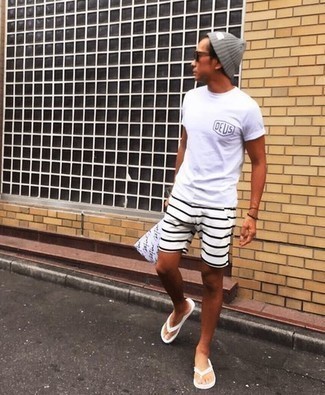 С чем носить резиновые сланцы мужчине