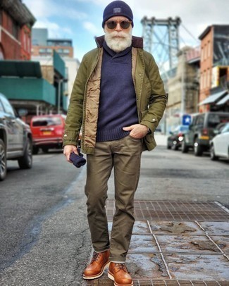 С чем носить свитер с отложным воротником