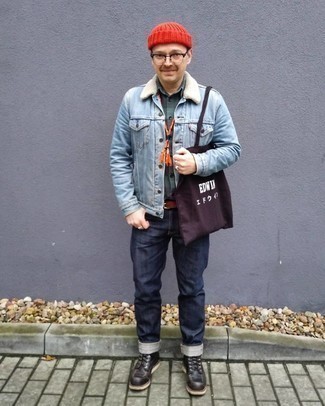 С чем носить короткую дубленку мужчине