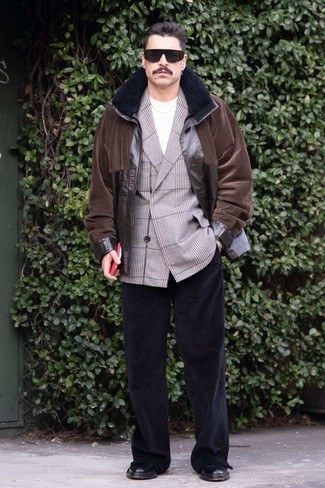 Как носить куртку-рубашку с пиджаком мужчине