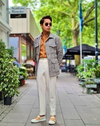 Как носить куртку-рубашку с монками