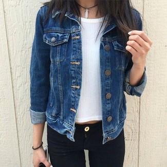 Как носить кофту с коротким рукавом с джинсами женщине