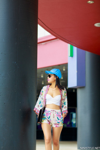 Как носить шорты с кардиганом женщине