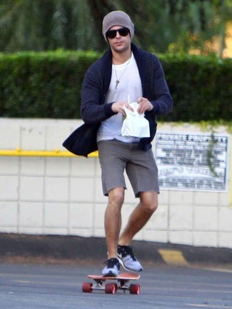 Как носить шорты с кардиганом мужчине