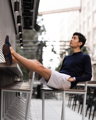 Как носить шорты с мокасинами мужчине